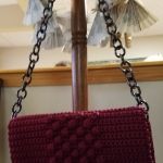 Cabernet Crochet Bag